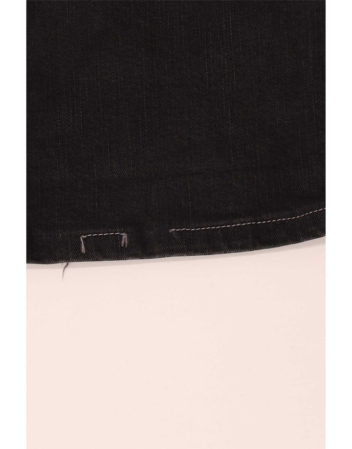 Wrangler Masculino Texas Stretch Straight Jeans W33 L29 Algodão Cinza