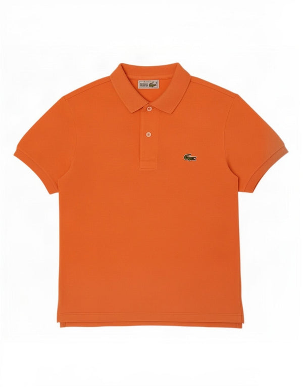 Camisa polo masculina Lacoste tamanho 3 pequena laranja