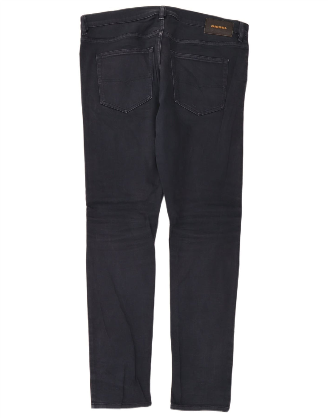 Diesel Mens D-Luster Slim Jeans W34 L34 Azul Marinho Algodão