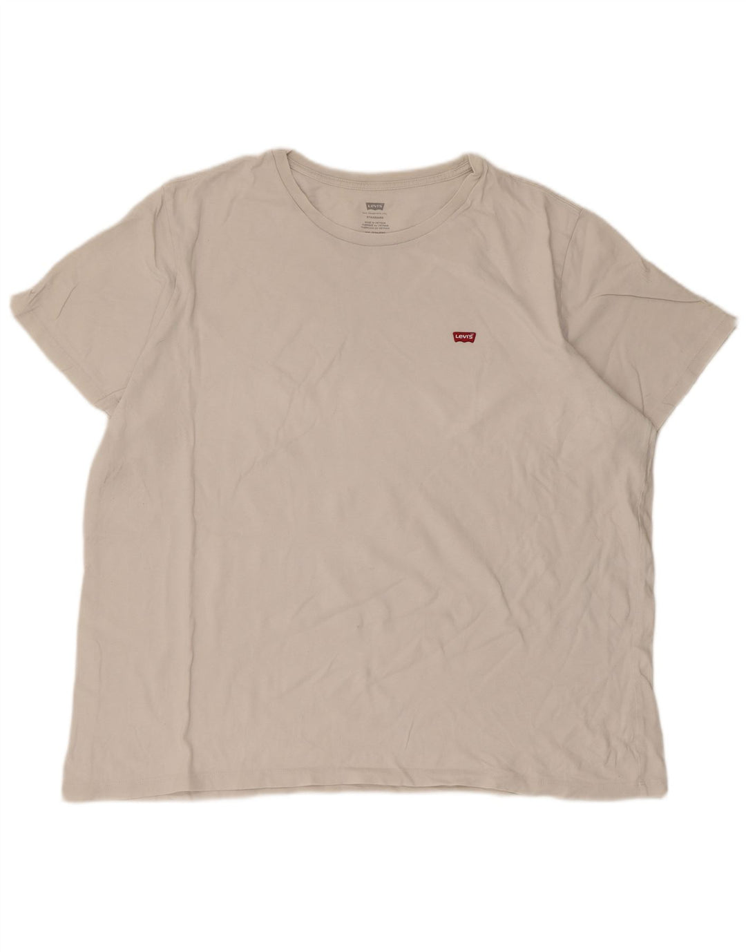 Camiseta masculina padrão Levi's 2XL branca