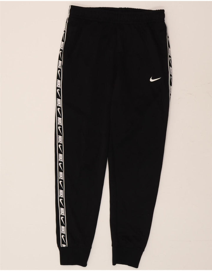 Calça esportiva Nike masculina Dri Fit Graphic Joggers pequena preta de poliéster