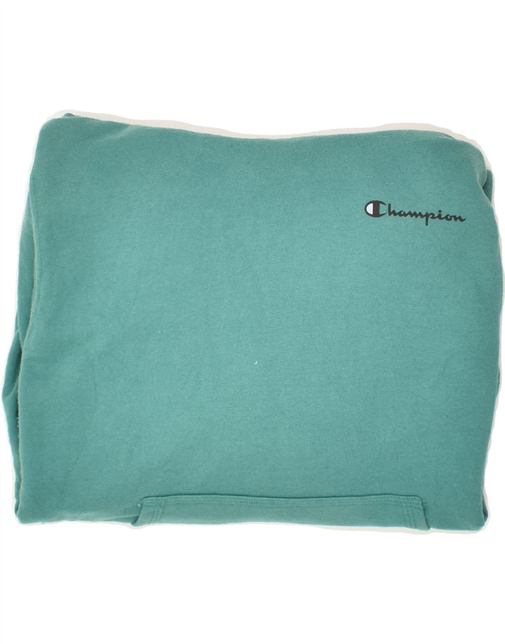 CHAMPION Mens Hoodie Jumper XS Turquoise Cotton Vintage Champion and Second-Hand Champion from Messina Hembry 