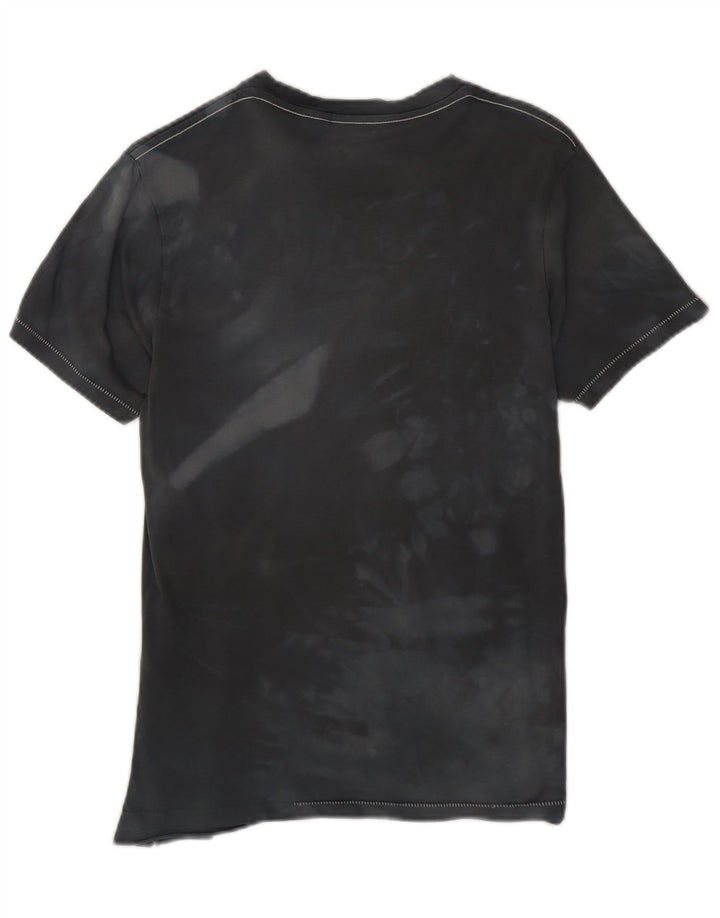 Camiseta gráfica masculina Levi's Top pequeno cinza tie-dye algodão