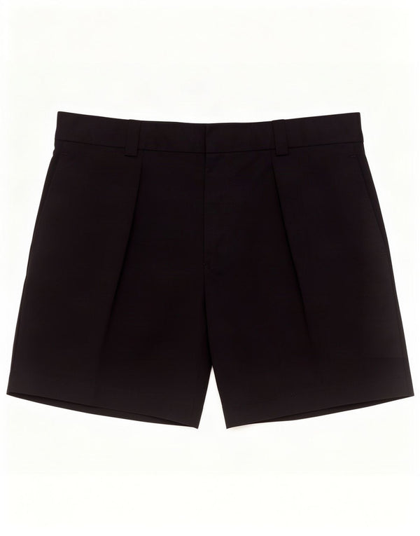 Topshop feminino Pegged Chino Shorts UK 12 Médio W30 Poliéster Preto