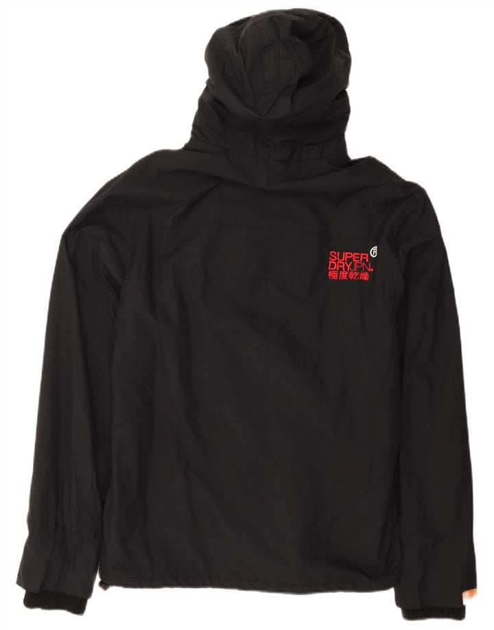 Jaqueta corta-vento feminina Superdry UK 14 médio preto