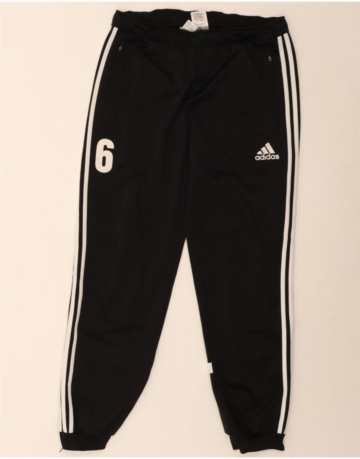 Adidas Mens Treino Calças Joggers Grande Poliéster Preto