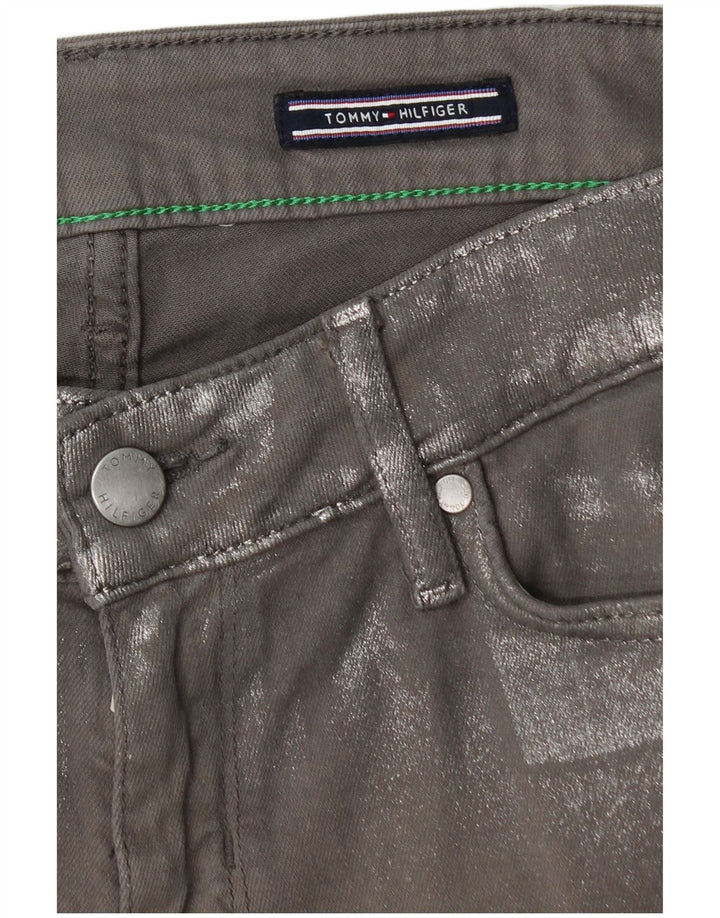 TOMMY HILFIGER Jeans feminino Venice LW skinny W30 L30 algodão cinza