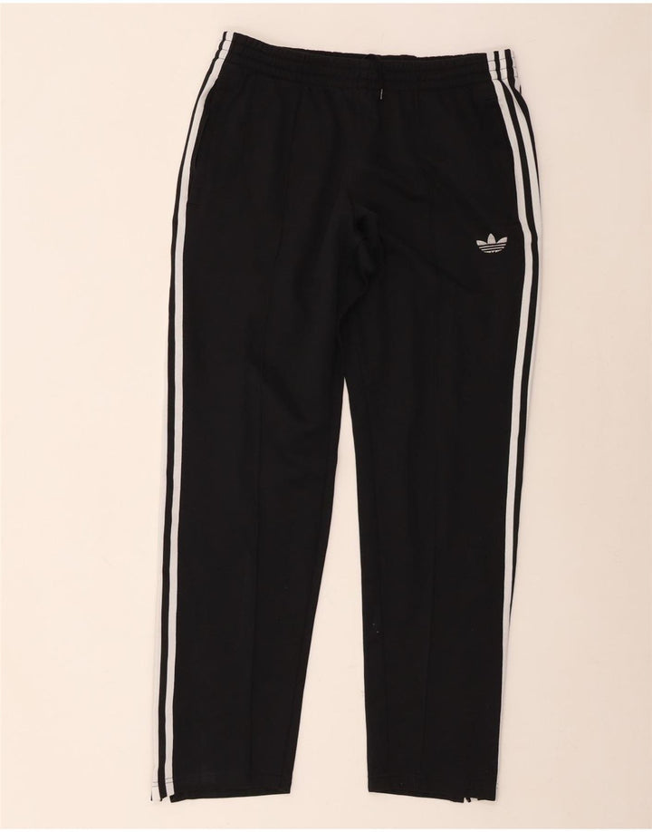 Calça de treino feminina Adidas UK 14 médio preto algodão