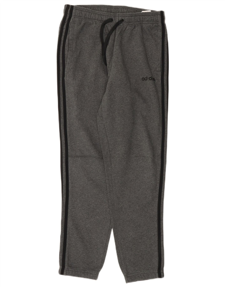 Calças de treino masculinas ADIDAS joggers algodão cinza médio