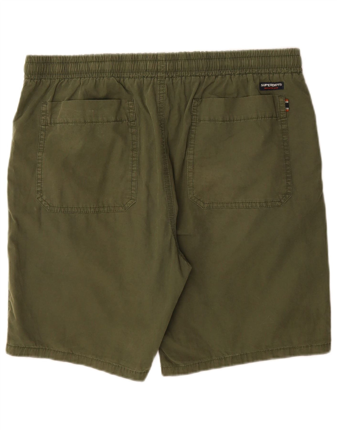 Shorts Chino Masculino Superdry Grande W34 Algodão Cáqui