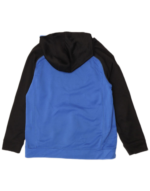 Adidas Meninos Graphic Hoodie Jumper 13-14 Anos XL Azul Colorblock Poliéster