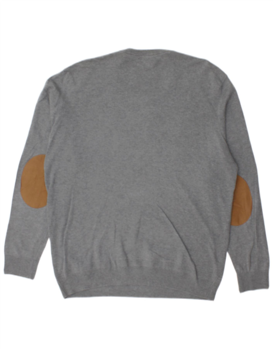 Suéter masculino ZARA com gola redonda XL algodão cinza