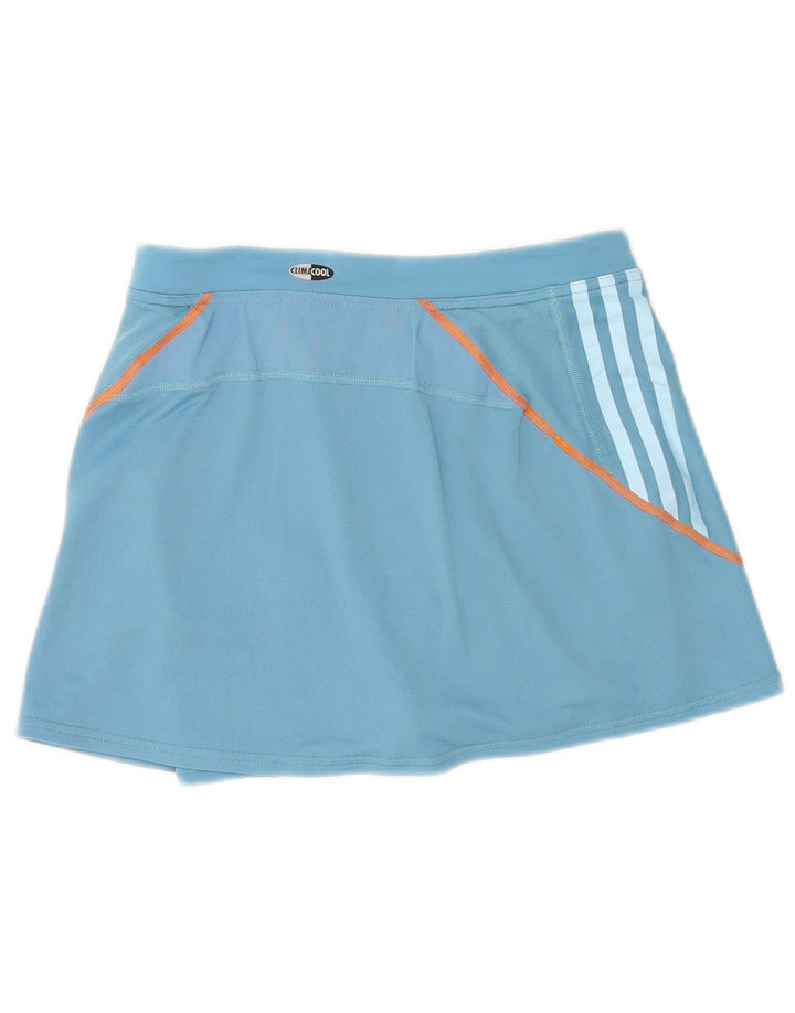 Adidas Womens Skort UK 10 Pequeno Azul Poliéster