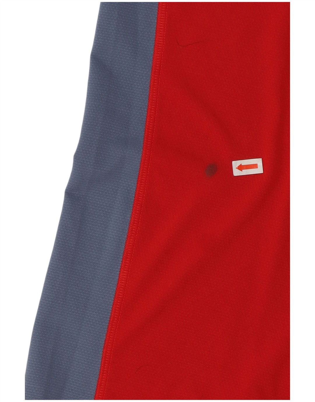 Camiseta masculina New Balance Top médio vermelho colorblock