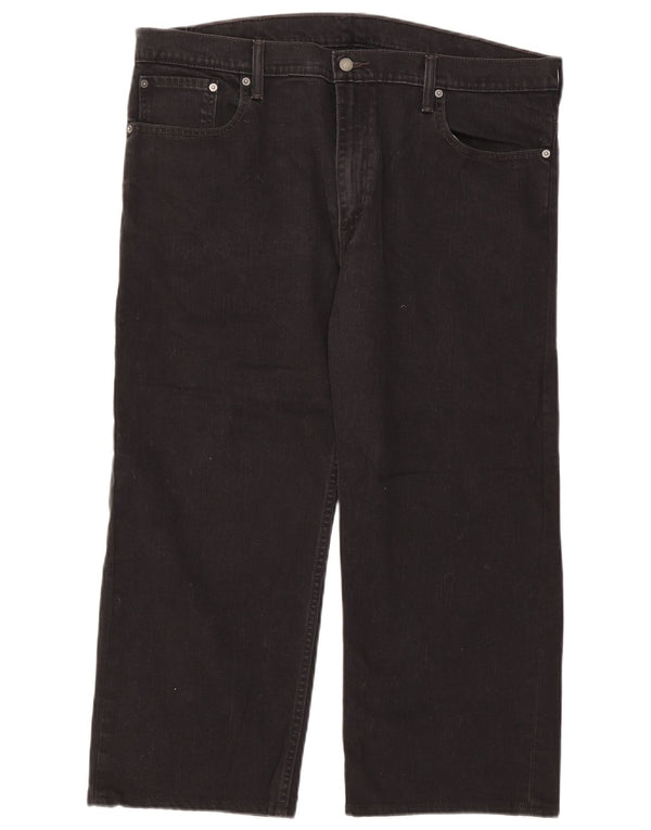 Calça jeans masculina Levi's 569 Loose Fit W40 L24 algodão preto