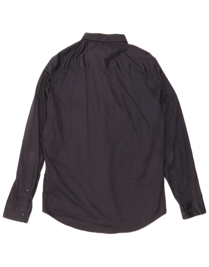 Camisa masculina Armani Exchange médio algodão preto