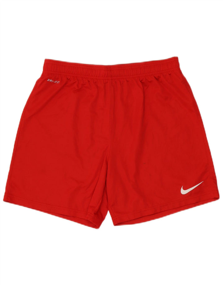 Nike Mens Dri Fit Sport Shorts Médio Poliéster Vermelho