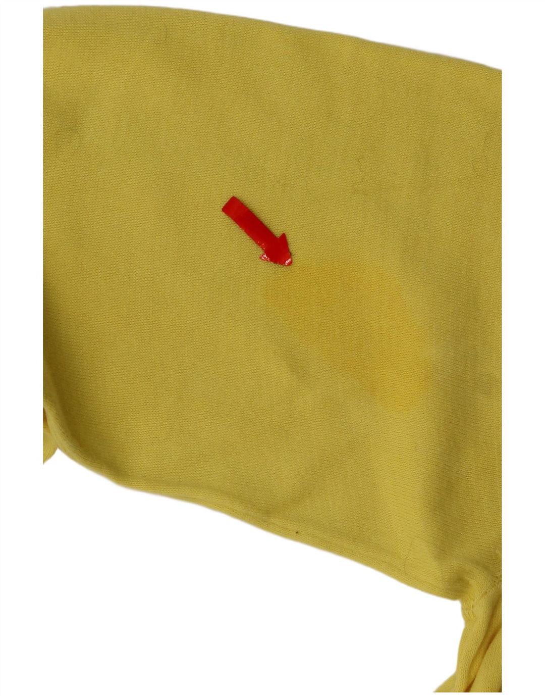 Suéter masculino Refrigue com gola redonda e algodão amarelo médio