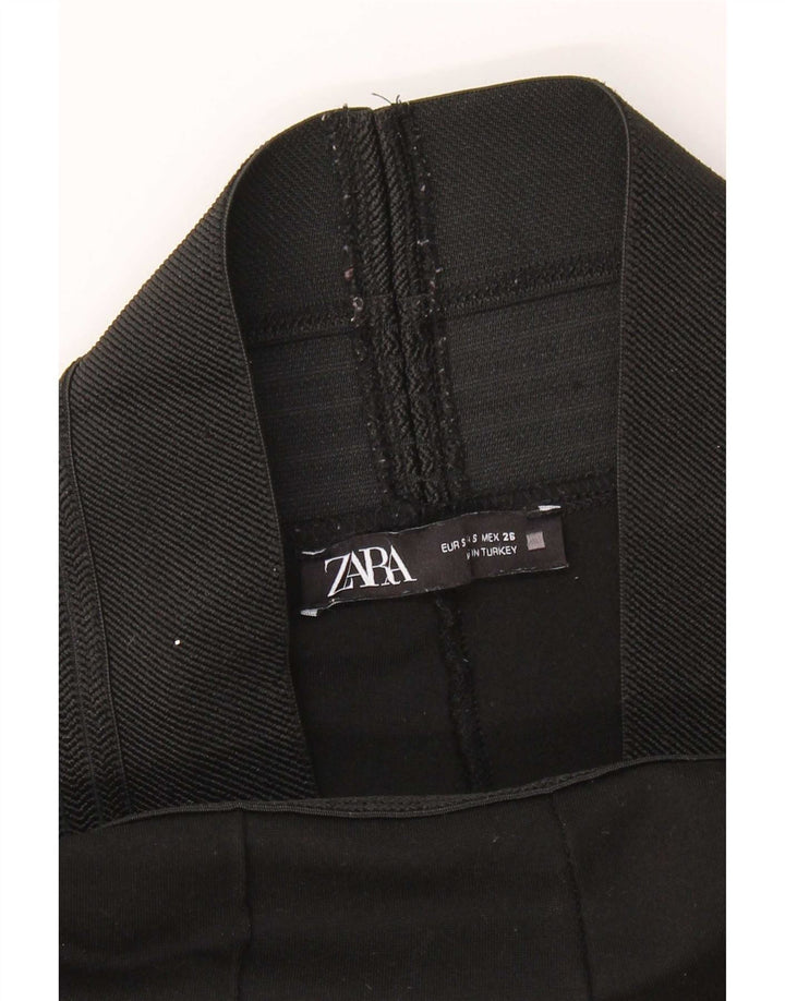 Zara Leggings feminino pequeno preto viscose
