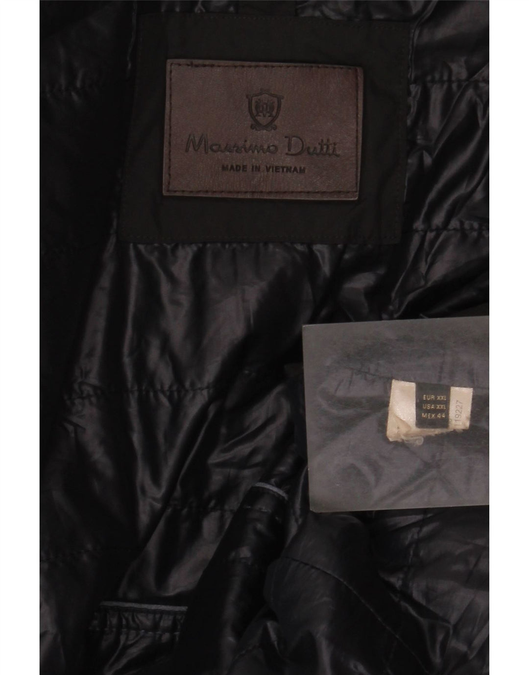 Colete acolchoado masculino Massimo Dutti UK 44 2XL preto
