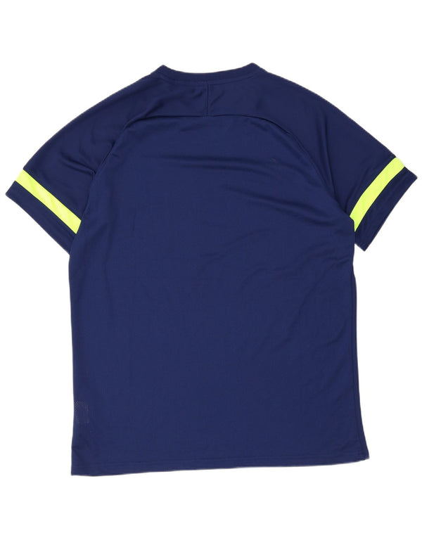 Camiseta Nike Masculina Dri Fit Top XL Azul Marinho Colourblock Poliéster