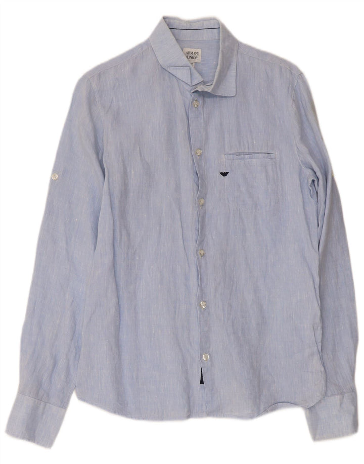 Camisa Armani Menino 14-15 Anos Azul