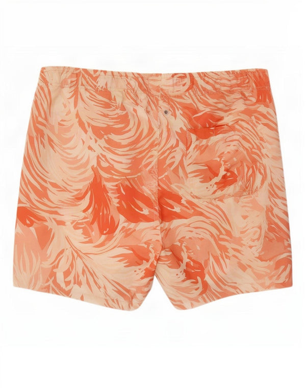 Shorts de natação masculinos Gant, poliéster tie-dye multicolorido médio