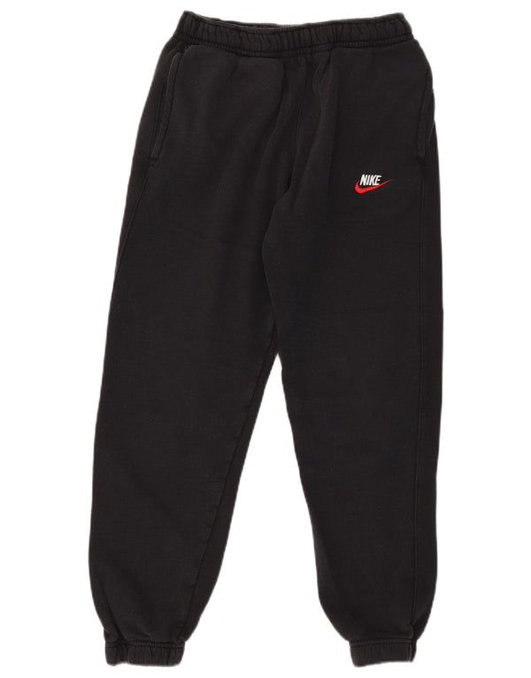 Nike Mens Treino Calças Joggers Pequeno Algodão Preto