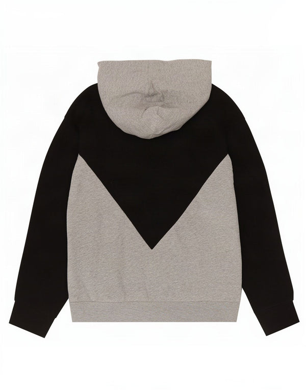 Jumper com capuz feminino Champion UK 14 grande bloco colorido preto