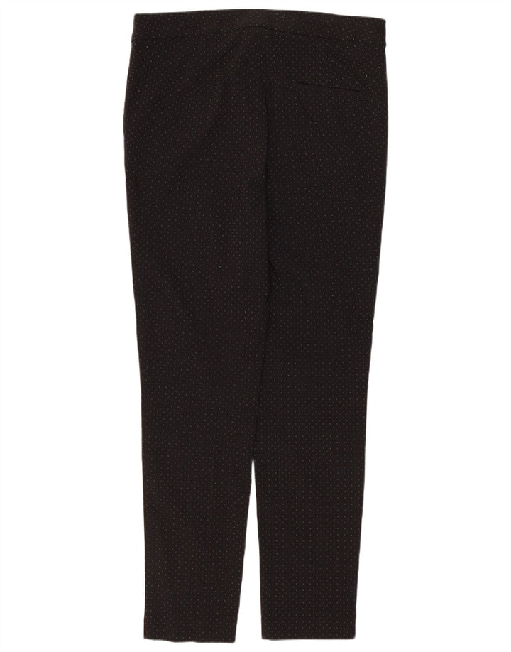 Zara Calça Chino Feminina Slim Médio W28 L27 Viscose Preta Manchada