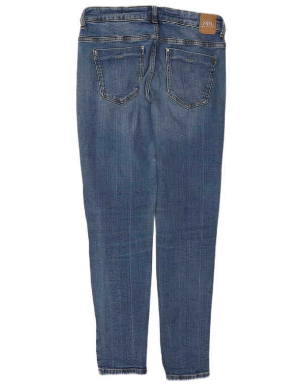 Zara Jeans Skinny Feminino EU 40 Médio W30 L27 Azul