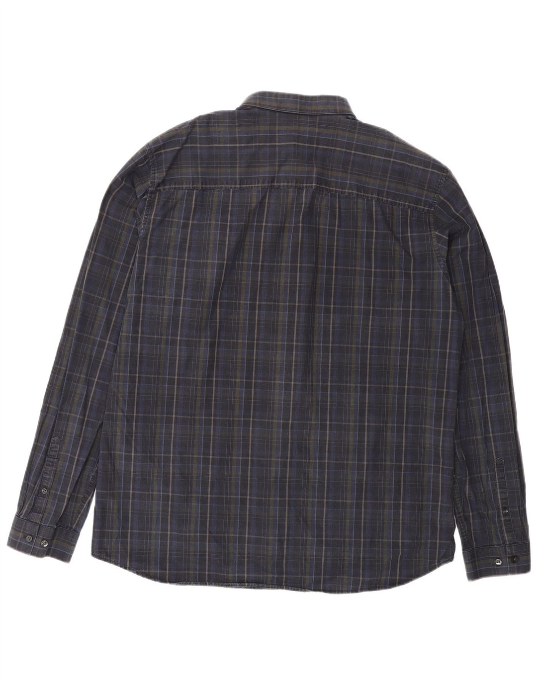 Camisa masculina Jack & Jones XL azul marinho xadrez algodão