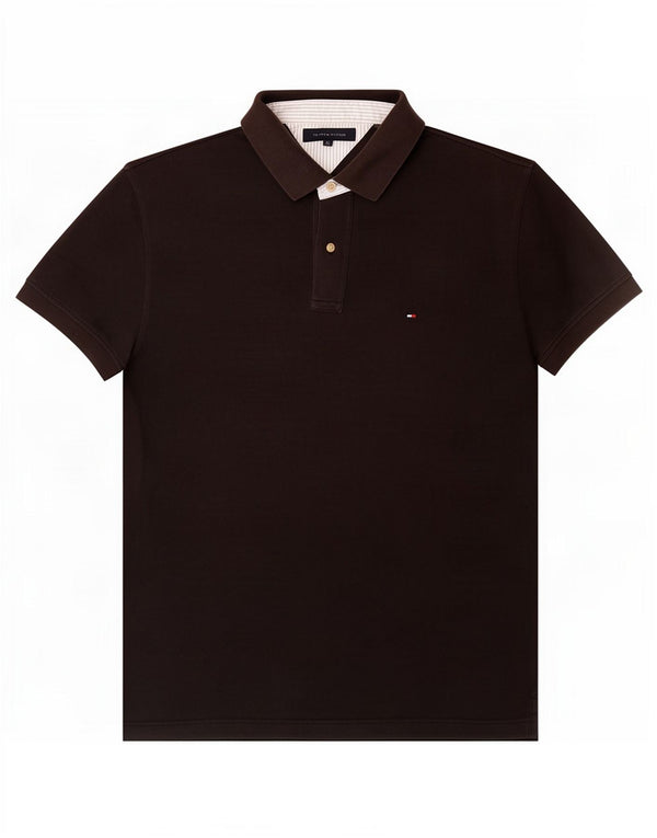 Camisa polo masculina Tommy Hilfiger XL algodão preto