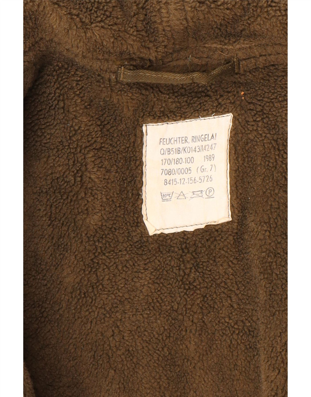 Jaqueta Parka masculina vintage com capuz Reino Unido 40 grande cáqui