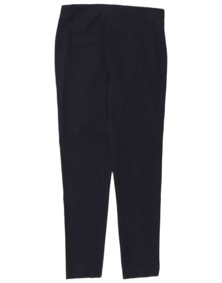 Calças recortadas femininas Phase Eight UK 14 grandes W32 L29 algodão azul marinho