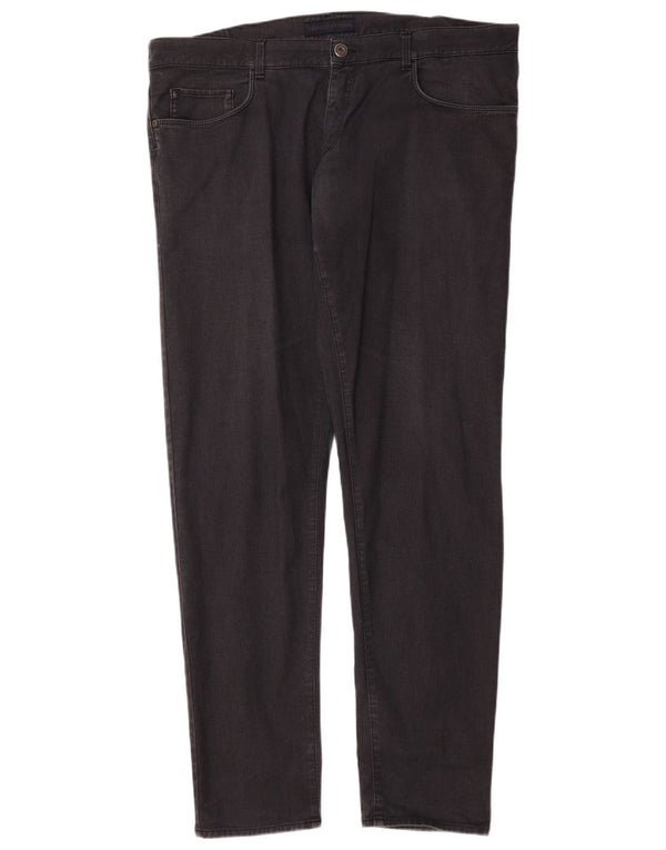 Trussardi Mens Slim Jeans W42 L35 Algodão Preto