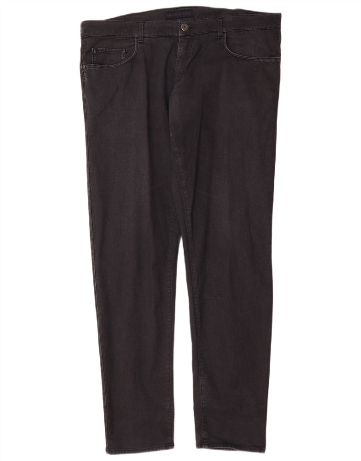 Trussardi Mens Slim Jeans W42 L35 Algodão Preto