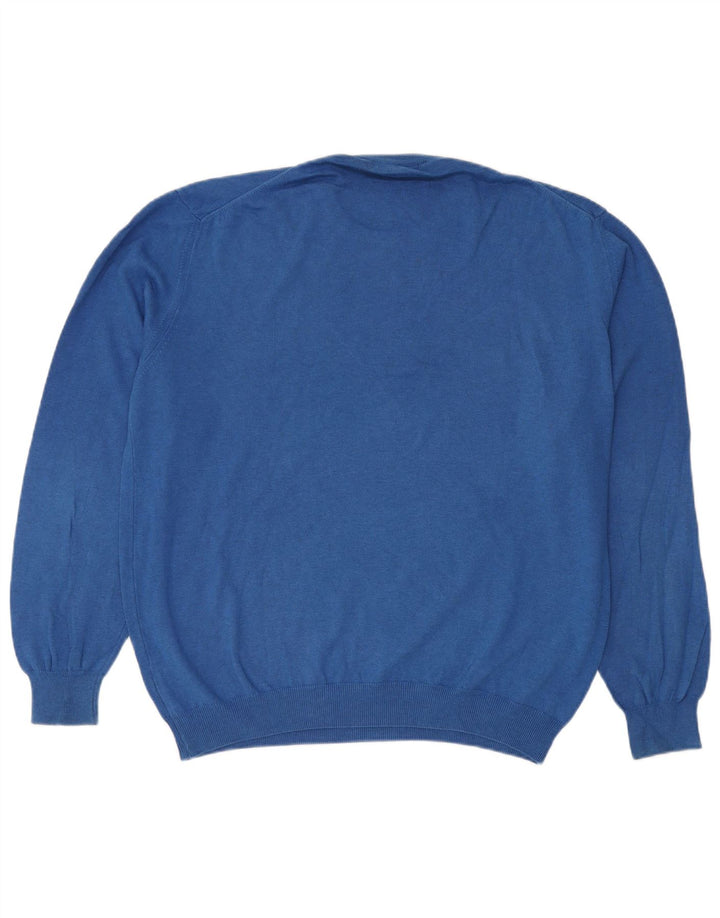 Suéter masculino Trussardi com gola redonda XL azul