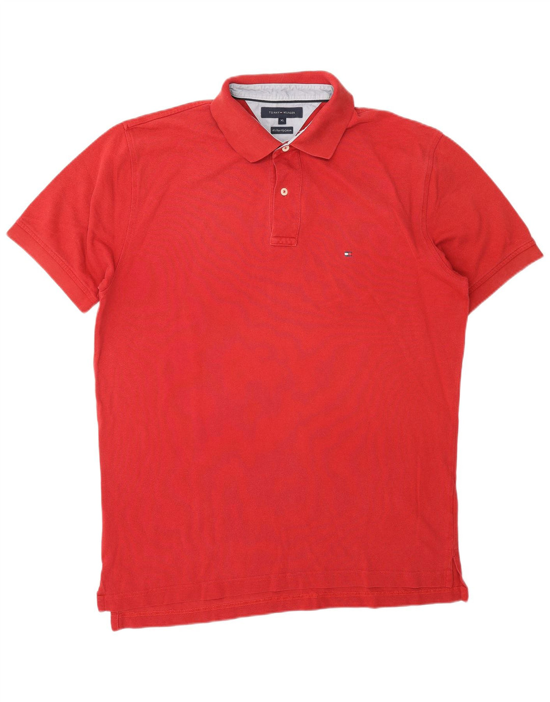 Camisa polo masculina TOMMY HILFIGER XL vermelha