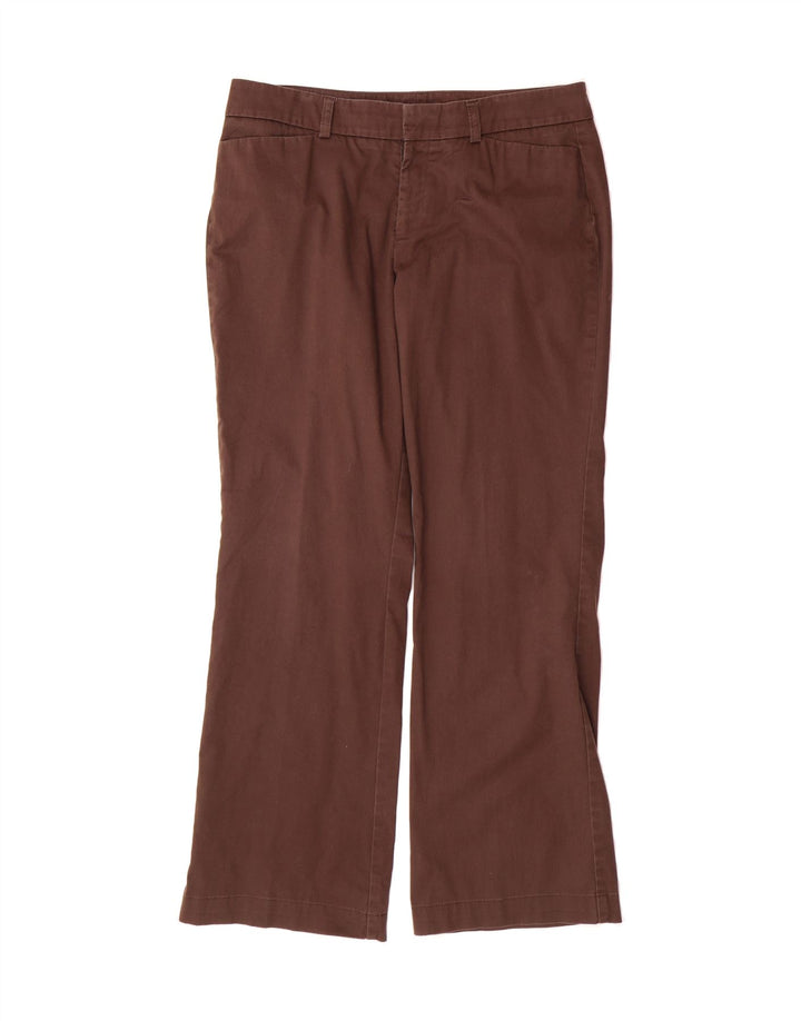 DOCKERS Womens Bootcut Casual Trousers US 14 XL W34 L31 Brown Cotton Vintage Dockers and Second-Hand Dockers from Messina Hembry 