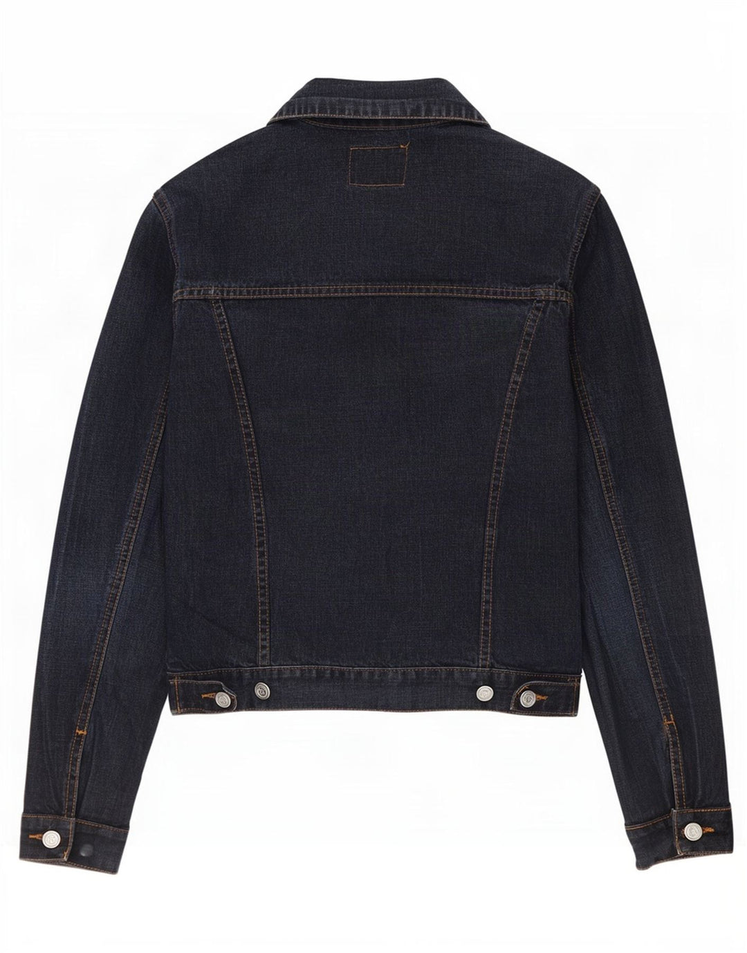 Jaqueta jeans feminina Onyx UK 10 pequena azul marinho