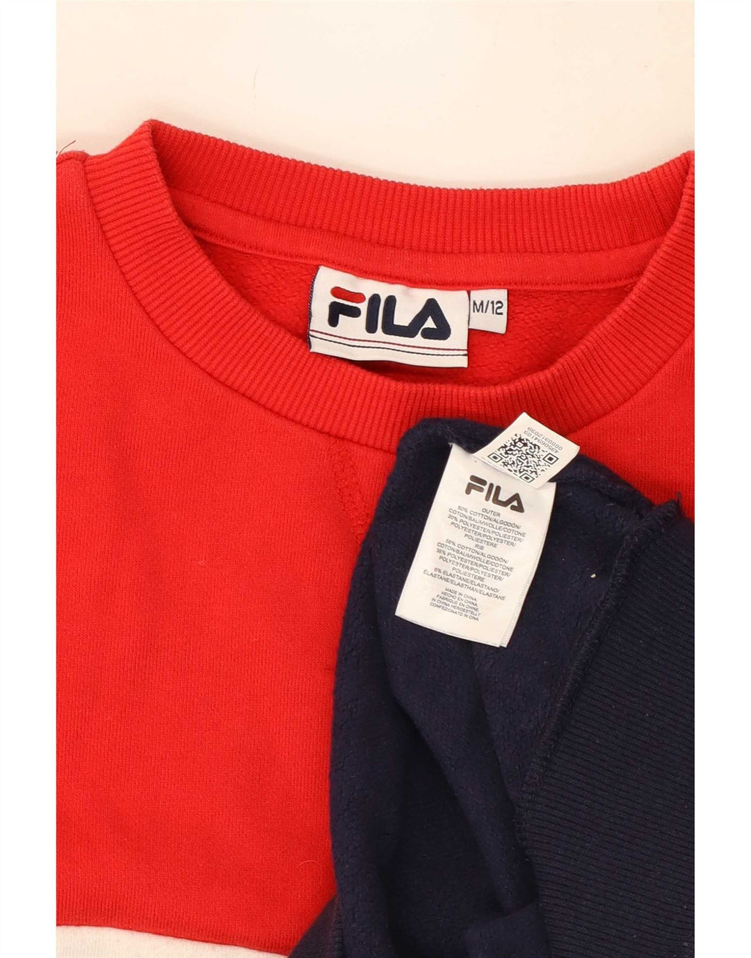 Moletom feminino Fila Jumper UK 12 médio multicolorido colorblock