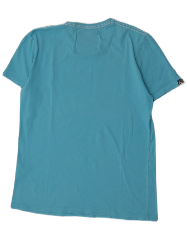 Camiseta masculina Superdry Regular Graphic Top XL algodão azul