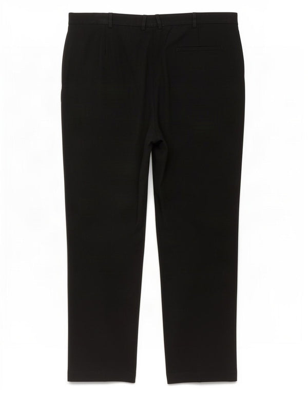 Calça chino feminina de cintura alta Marks & Spencer Reino Unido 20 2XL W38 L28 preta