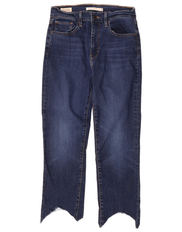 Calça Jeans Levis Feminina 724 Crop High Rise Straight W28 L23 Azul