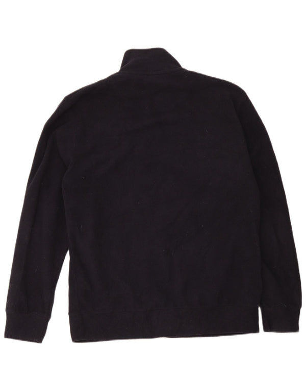 Jaqueta de lã masculina Umbro UK 42 XL azul marinho Colourblock poliéster esportivo