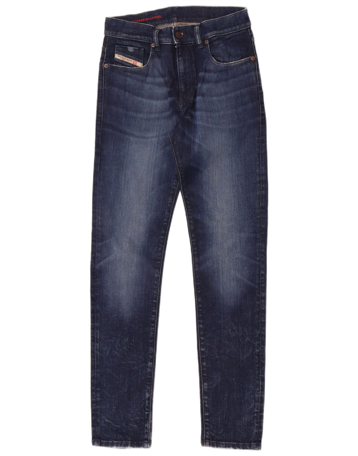 Jeans Slim Feminino Diesel W26 L31 Azul Algodão