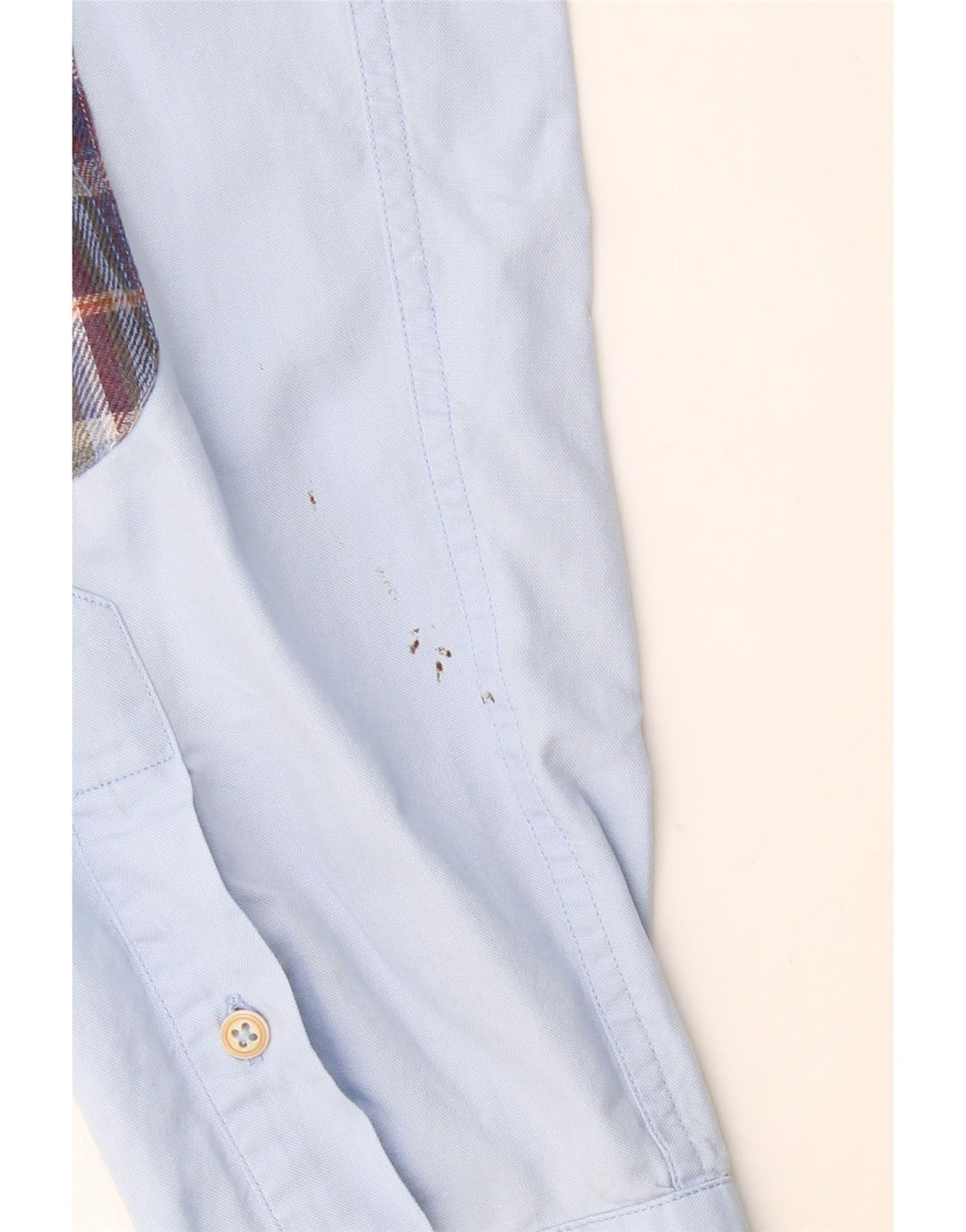 Camisa masculina MASSIMO DUTTI azul médio
