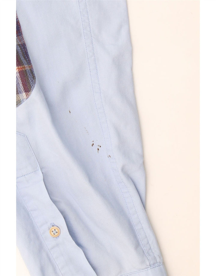 Camisa masculina MASSIMO DUTTI azul médio