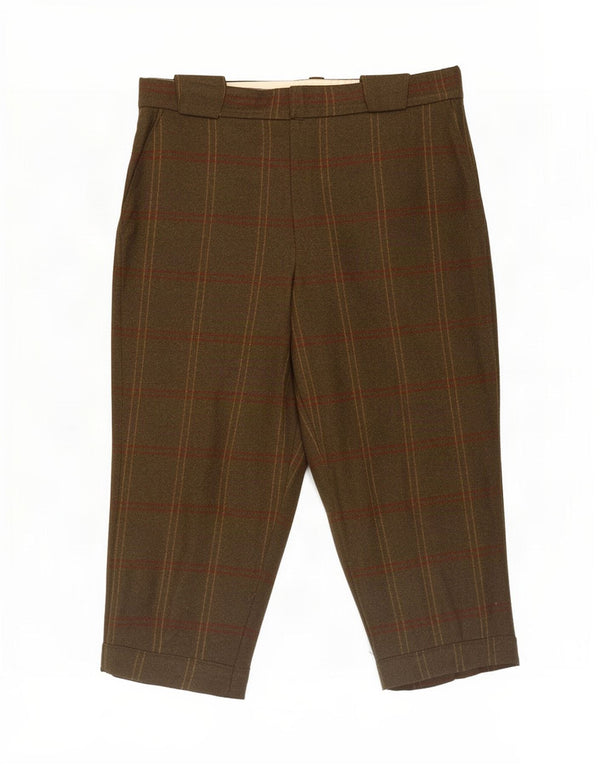 Bermuda masculina Barbour W38 XL cáqui xadrez nova lã